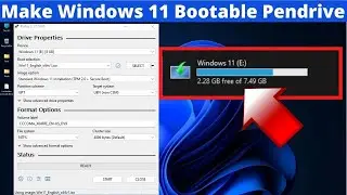How To Make Windows 11 Bootable USB Pendrive | Windows 11 Pendrive kaise banaye | Create ISO | Rufus