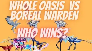 OASIS VS ONE BOREAL WARDEN! (Creatures of Sonaria!)