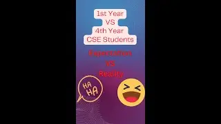 1st year vs 4th year CSE Students   #shorts #ytshorts #viral