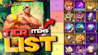 ITEMS PRIORITY TIER LIST!! (early game - end game) in Street Fighter Duel