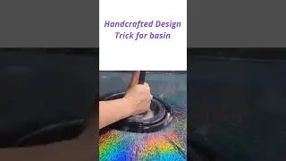 Handcrafted Design Trick for basin !