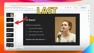 How to Move a Slide to the End in Google Slides