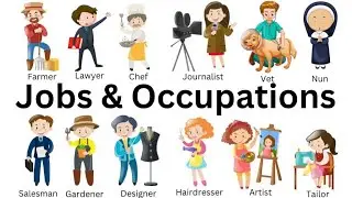 Jobs & Occupations | Let's Learn Jobs & Occupations Name In English