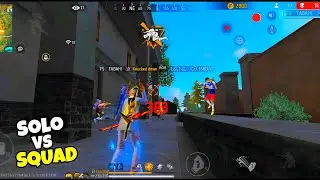 Insane  24 Kills ⚡ Grandmaster Solo Vs Squad 🔥 99 % Headshot ⚡ Full  GemePlay || Garena Free Fire