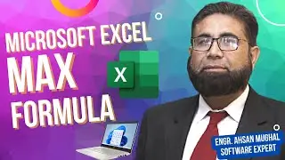 Max Formula Microsoft Excel, #ahsanmughal