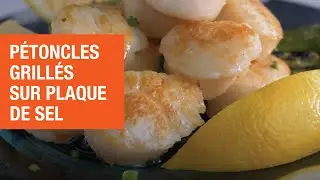 Pétoncles grillés sur plaque de sel avec sauce au beurre et citron | Home Depot Canada