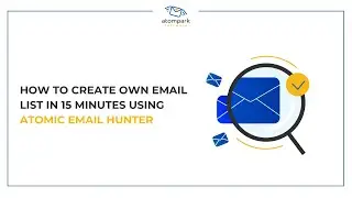 How to create an email database in 15 minutes using Atomic Email Hunter