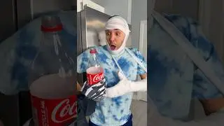 Monster helps me to open soda 👻😂 