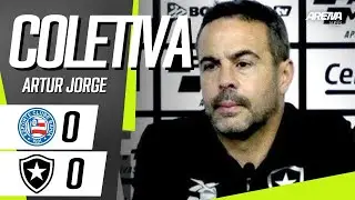 COLETIVA ARTUR JORGE | Bahia 0 x 0 Botafogo - Brasileirão 2024