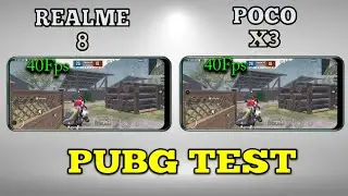 Realme 8 Vs Poco X3 Pubg Test | Poco X3 Vs Realme 8 Pubg Comparison