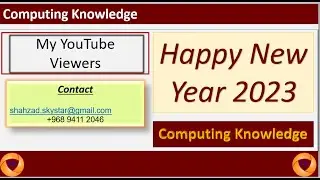 happy new year 2023