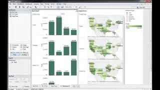 Tableau Mapping - Create a Filled Map with Filters