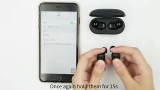 HAYLOU GT1 factory resetting wireless earbuds