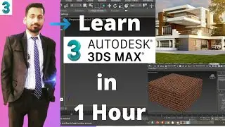 Learn 3D Max in 1 Hour | 3D Max in Hindi | 3D Max Tutorials for Beginners