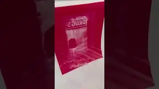 Halftone screen print 