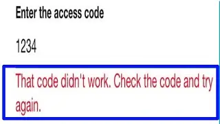 Fix Facebook That code doesn't work. Please try again | Facebook That code doesn't work solution