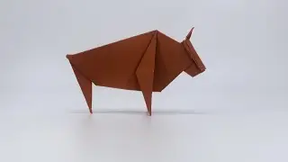 Origami Ox || Easy Origami Buffalo