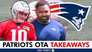 Patriots Day 1 OTA Takeaways On Drake Maye, Cole Strange Injury & Patriots Offense