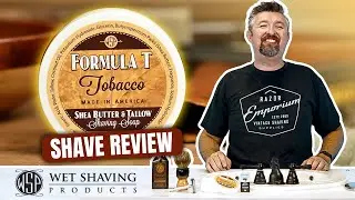 Wet Shaving Products Formula T + Sheraton Vintage Gillette Razor Shave Review