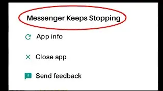 How To Fix Messenger Keeps Stopping Error Problem Solved on Android