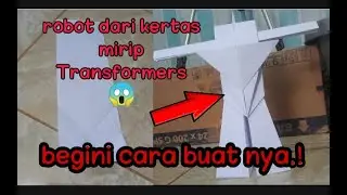 cara membuat robot dari kertas