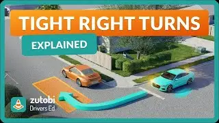 How to Make Tight Right Turns Safely - Driving Instructor Explains