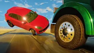 Realistic Rollover Crashes #01 [BeamNG.Drive]