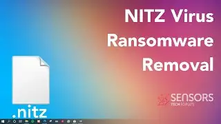 NITZ Virus [.nitz Files] Removal + Decryption [Guide]