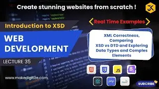 35||Introduction to XSD:XML Correctness, Comparing XSD vs DTD &Exploring DataTypes &Complex Elements