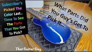 2019 Electric Blue Gibson Les Paul Tribute build plans and  parts