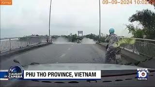 Vietnam bridge collapses following typhoon