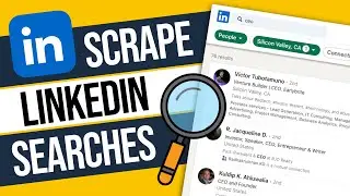 Scrape LinkedIn Searches - Extract all information to a Google Sheet
