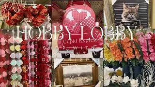 HOBBY LOBBY 2025 VALENTINE'S DAY DECOR | 2025 SPRING DECOR | 2025 HOBBY LOBBY SHOP WITH ME 2025