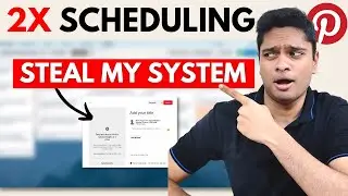 How I Doubled My Pinterest Pin Scheduling Process Using This System!