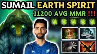 🔥 7.37d Sumail EARTH SPIRIT Midlane Highlights 🔥 Insane Play From SUMAIL - Dota 2