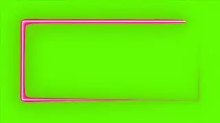 Green Screen animated border NEON / animated frame chroma key moldure pantalla verde