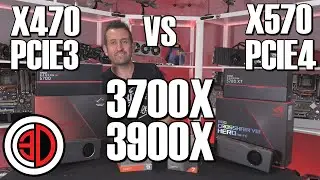 AMD Ryzen 3900X 3700X - X470 vs X570 Review