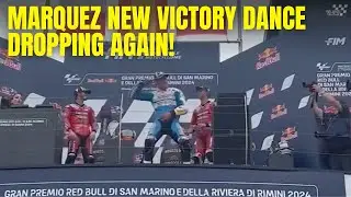 Marc Marquez DANCING AGAIN AND AGAIN after winning the San Marino GP Dramatically 🤯