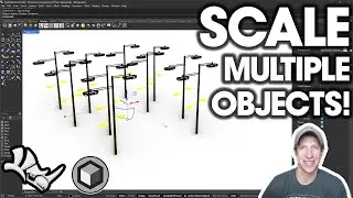 How to Scale Multiple Objects AT ONCE In Rhino with BoxEdit!
