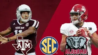 #22 Texas A&M Aggies vs #1 Alabama Crimson Tide | SEC Game of the Week | 2018 NCAA Football Week 4