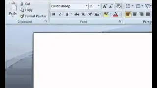 Basic Word Processing using Word 2007 For Beginners | Topic #1:  The Menu