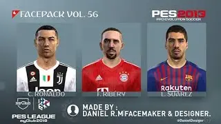 PES 2013 • LUIS SUAREZ - CRISTIANO RONALDO - RIBERY THE BEST FACEPACK STYLE PES 2019 HD