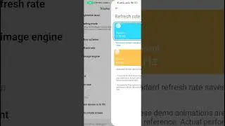 How to change the refresh rate 120 hz to 60 Hz redmi note 9 | refresh rate 120 hz to 60 Hz |