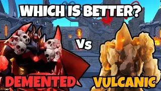 Volcanic Titan VS Demented Titan Cameraman | Toilet Tower Defense