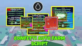 CONFETTI AUTO FARM SCRIPT (NEW EVENT) BLOX FRUIT + USING HYDROGEN