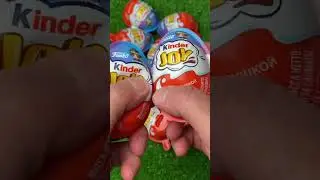 Kinder Surprise Eggs / ASMR Satisfying video / A Lot of Candy