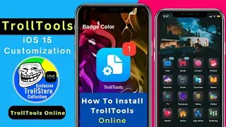 How To Install TrollTools iOS 15 Without Jailbreak | TrollTools Install iOS 15 | Customize iPhone