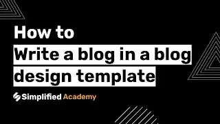 How to write a blog in a blog design template using the AI writer