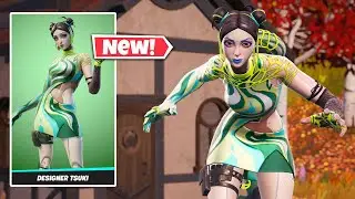 NEW DESIGNER TSUKI Skin Gameplay In Fortnite!
