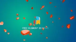 Free Element 3D Logo Intro - After Effects Template